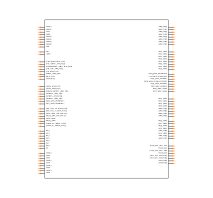 CY8C3866AXI-208T Symbol