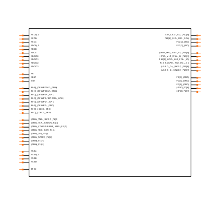 CY8C3866LTI-067T Symbol
