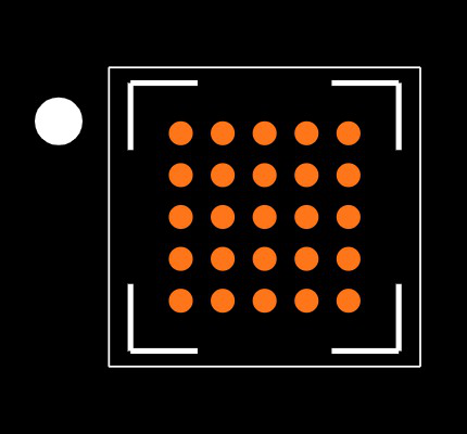 CY8C4024FNI-S412 Footprint