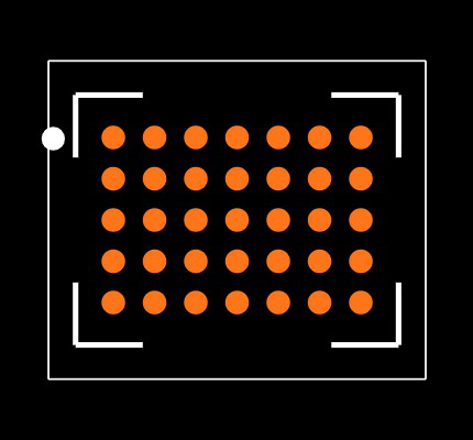 CY8C4125FNI-S433T Footprint