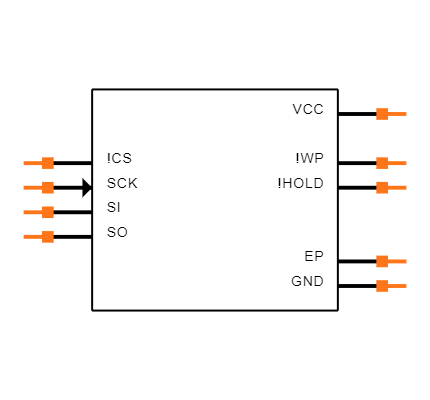 AT25DF512C-MAHN-T Symbol