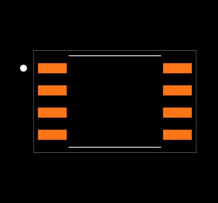 AT25SF641B-SPB-T Footprint