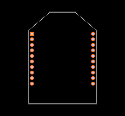 XBP9X-DMUS-021 Footprint