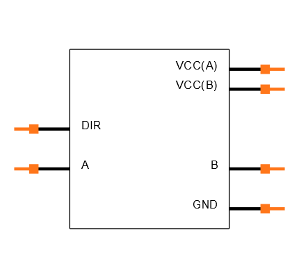 74LVC1T45W6-7 Symbol