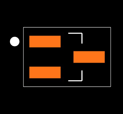 BAT54SW-7-F Footprint