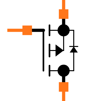 BSS84DW-7-F Symbol
