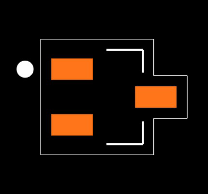DMP2240UWQ-7 Footprint