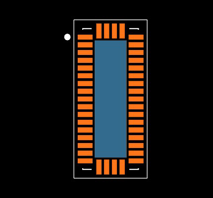 PI3L720ZHE Footprint