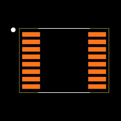 PI4IOE5V9554LE Footprint