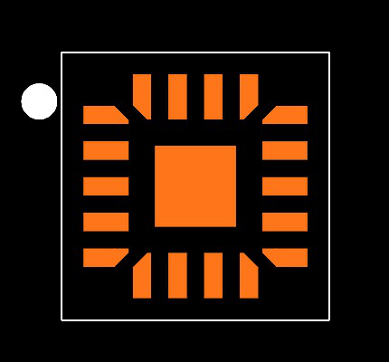 PI3DBS16212XUAEX Footprint