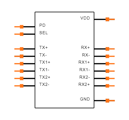 PI3USB302-AZBEX Symbol