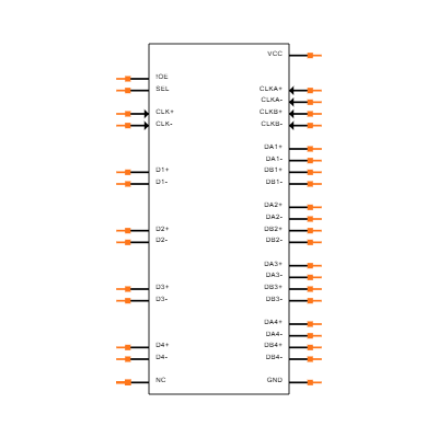 PI3WVR646GEEX Symbol