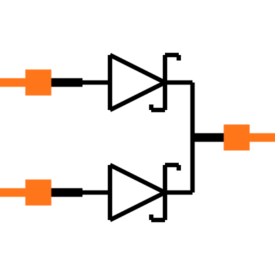 BAT54C-AQ Symbol