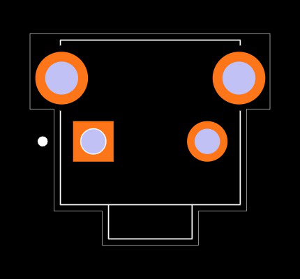 TL1105VF160Q Footprint