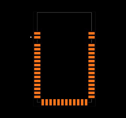 E73-2G4M04S1B Footprint