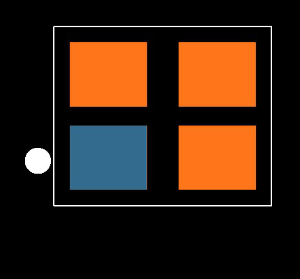 ECS-160-8-36Q-AES-TR Footprint