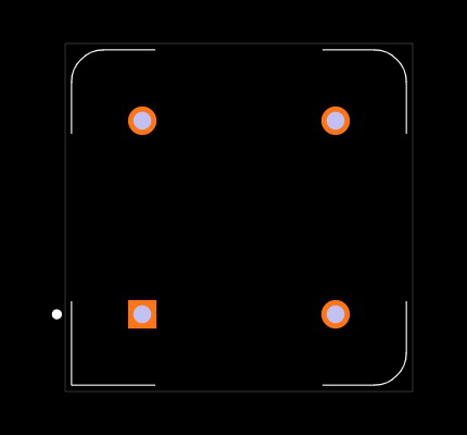 ECS-2100A-050 Footprint