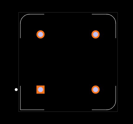 ECS-2100AX-100 Footprint