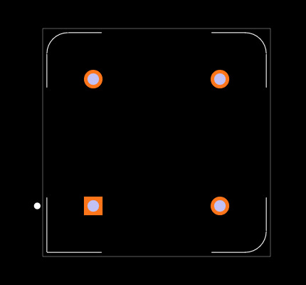 ECS-2100AX-120 Footprint