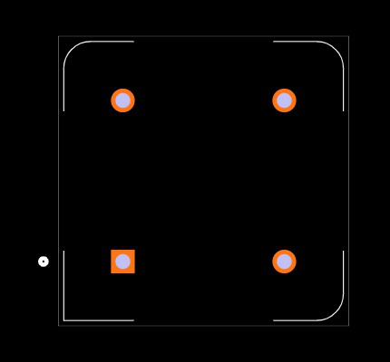 ECS-2200B-666 Footprint