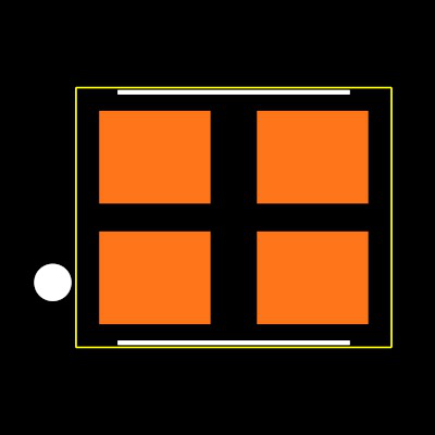 ECS-240-8-36CKM-TR Footprint