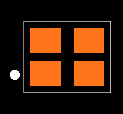 ECS-250-8-36-RWN-TR Footprint