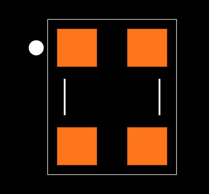 ECS-327TXO-33-TR Footprint