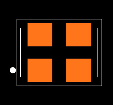 ECS-3525-250-B-TR Footprint