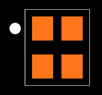 ECS-384-8-37B2-CWY-TR Footprint