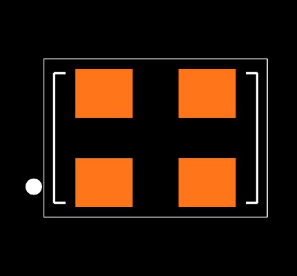 ECS-3963-1000-AU-TR Footprint