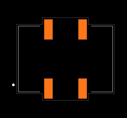 ECS-8FA3X-250-TR Footprint