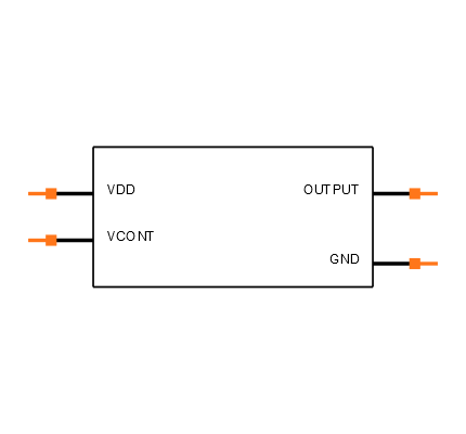 ECS-TXO-5032-250-TR Symbol