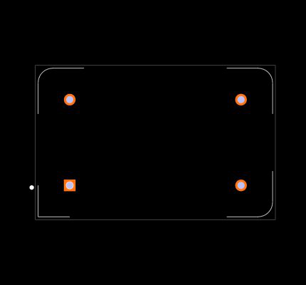 ECS-100AX-184 Footprint