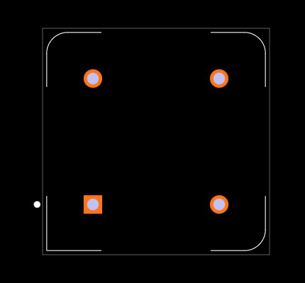 ECS-2100A-5.0MHZ Footprint