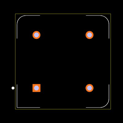 ECS-2100A-8.192MHZ Footprint