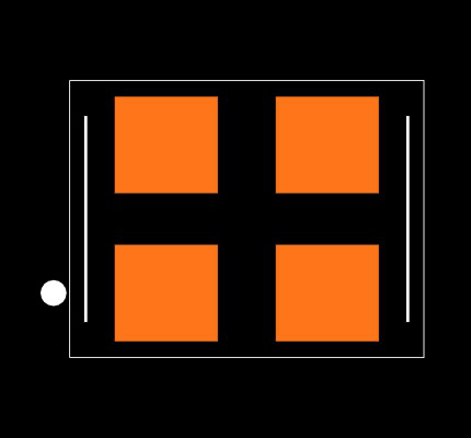 ECS-3525-143-B-TR Footprint