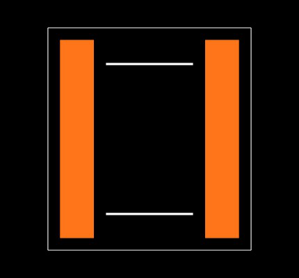 ECS-CR2-10.00-A-TR Footprint