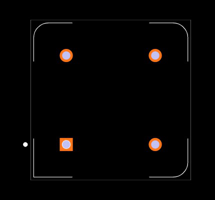 ECSP83-6.132MHZ-B Footprint