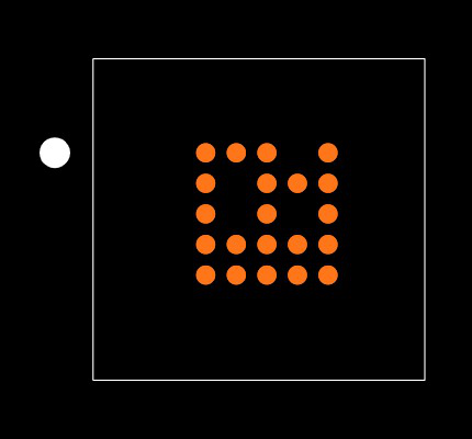 EM9304V01CS25B Footprint
