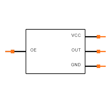 SG-8018CB 9.8304M-TJHPA0 Symbol