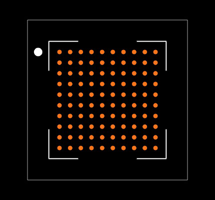 TI60F100S3F2C3 Footprint