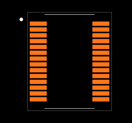 DIL28W/SSOP28 ZIF 200MIL Footprint
