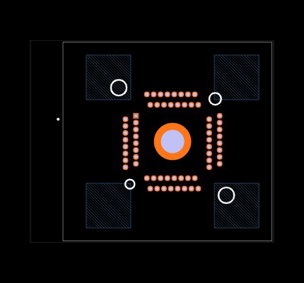 QFN-64BT-0.5-01 Footprint