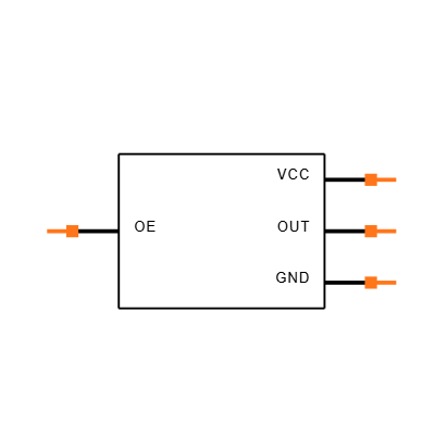 SG-8018CA 12.2880M-TJHPA3 Symbol