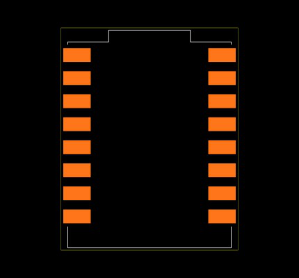ESP32-C3 SuperMini_SMD Footprint