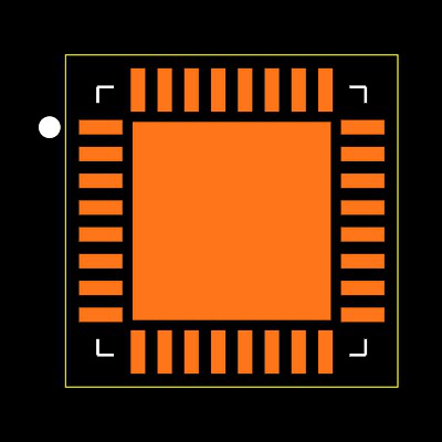 ESP32-C3FH4 Footprint
