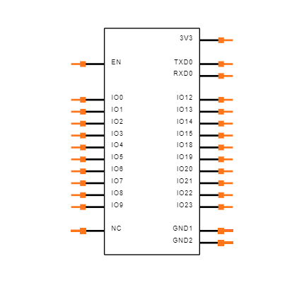 ESP32-C6-MINI-1-H4 Symbol