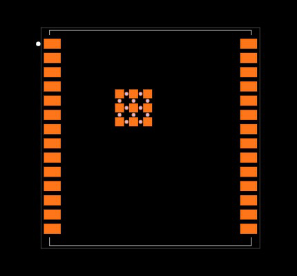 ESP32-C6-WROOM-1U-N4 Footprint