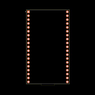 ESP32-DEVKITC-32 Footprint