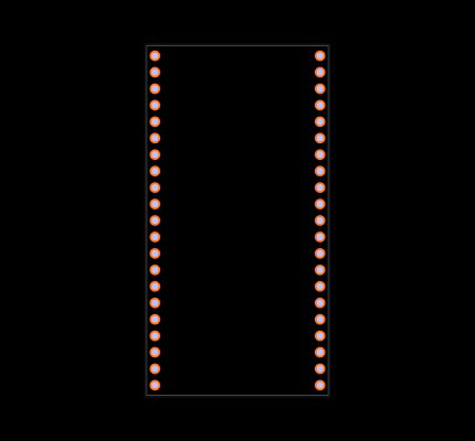 ESP32-S2-SAOLA-1M Footprint